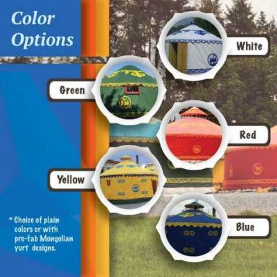 Yurt Kit Canvas Color Options